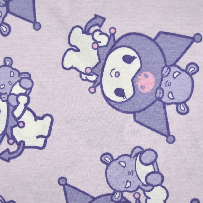 クロミ Tシャツ 半袖 レディース 総柄 プリント サンリオ キャラクターズ ku1142-294
