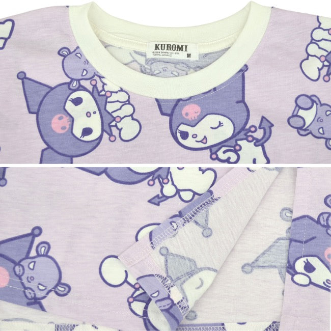 クロミ Tシャツ 半袖 ビッグ レディース ワンピース サンリオ キャラクターズ ku1142-301