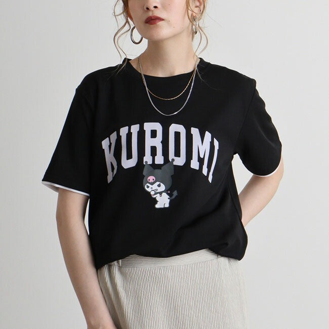 クロミ Tシャツ 速乾 ドライ 半袖 サンリオ キャラクターズ 夏 メンズ レディース ku1142-319