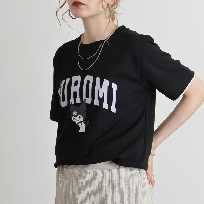 クロミ Tシャツ 速乾 ドライ 半袖 サンリオ キャラクターズ 夏 メンズ レディース ku1142-319