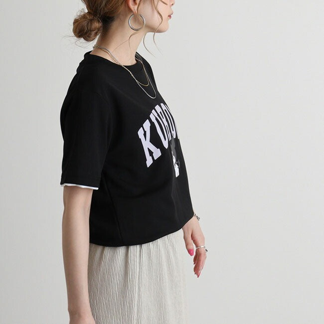 クロミ Tシャツ 速乾 ドライ 半袖 サンリオ キャラクターズ 夏 メンズ レディース ku1142-319