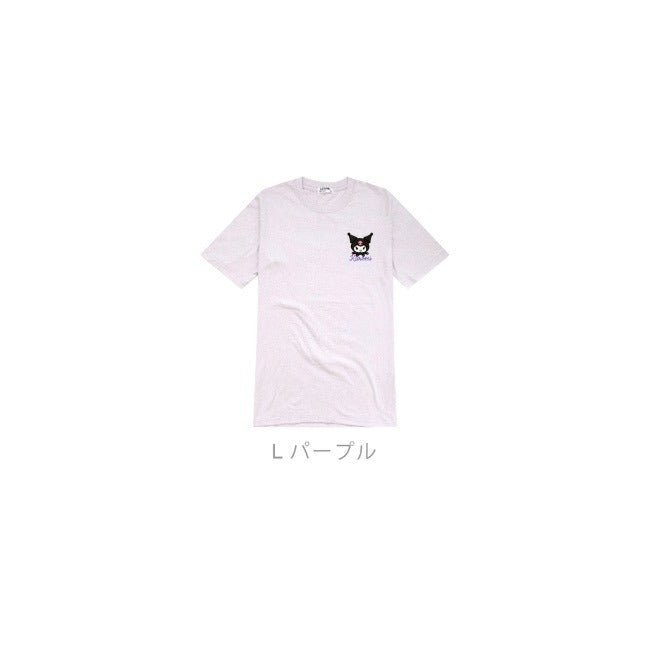 クロミ Tシャツ 半袖 刺繍 サンリオ キャラクターズ メンズ レディース ku1142-352