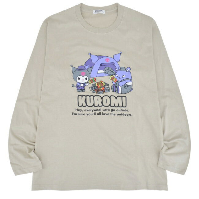 クロミ プリント 長袖 Tシャツ 春秋 トップス Kuromi ku1233-530
