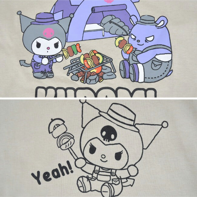 クロミ プリント 長袖 Tシャツ 春秋 トップス Kuromi ku1233-530
