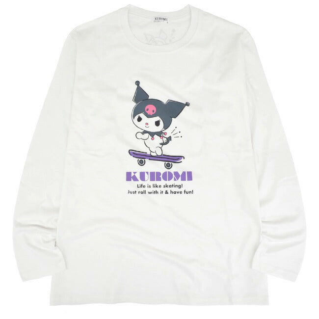 クロミ プリント 長袖 Tシャツ 春秋 トップス Kuromi ku1233-530