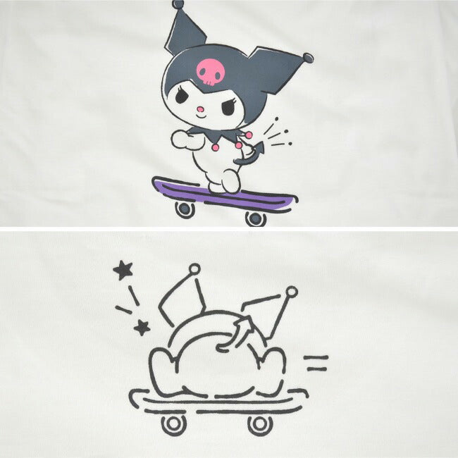 クロミ プリント 長袖 Tシャツ 春秋 トップス Kuromi ku1233-530