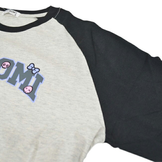 クロミ ロンT 長袖 Tシャツ ラグラン サンリオ キャラクターズ ku1241-30