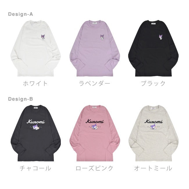 クロミ Tシャツ 長袖 ロンT サンリオ キャラクターズ プリント メンズ レディース ku1243-32