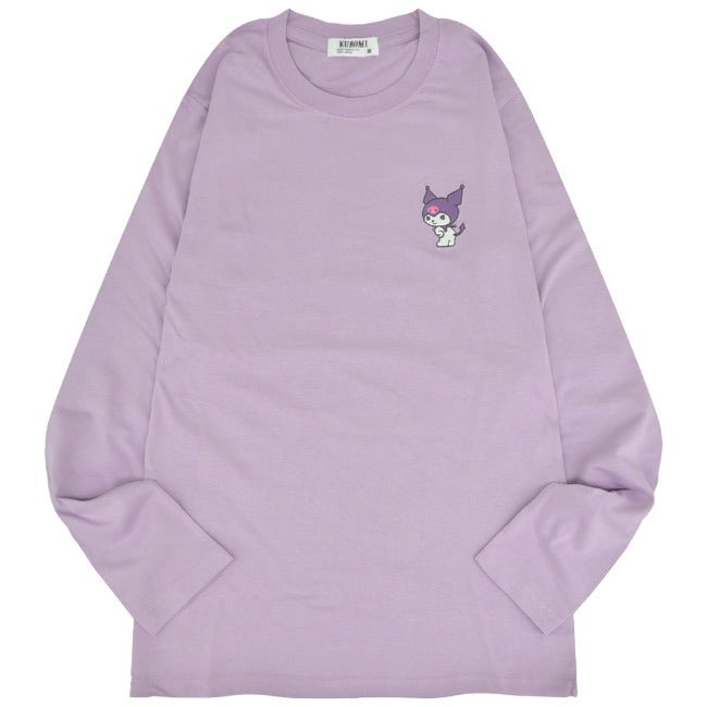 クロミ Tシャツ 長袖 ロンT サンリオ キャラクターズ プリント メンズ レディース ku1243-32