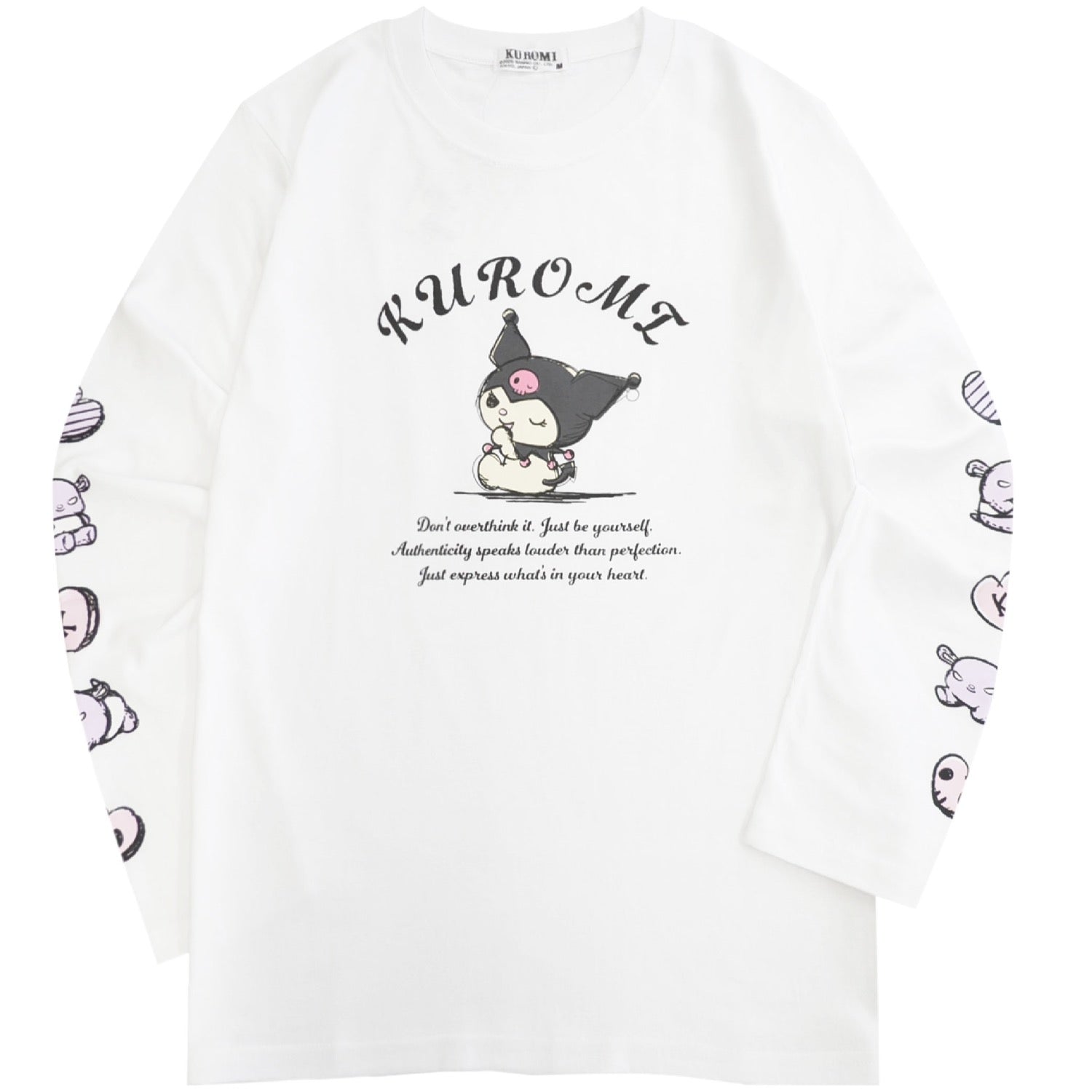 クロミ ロンT 長袖 Tシャツ サンリオキャラクターズ プリント 春 秋 ku1253-32