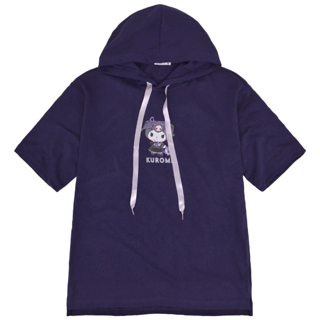 サンリオ クロミ Tパーカー 半袖 プリント トップス バックプリント sanrio ku1332-367