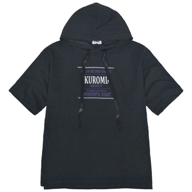 サンリオ クロミ Tパーカー 半袖 プリント トップス バックプリント sanrio ku1332-367