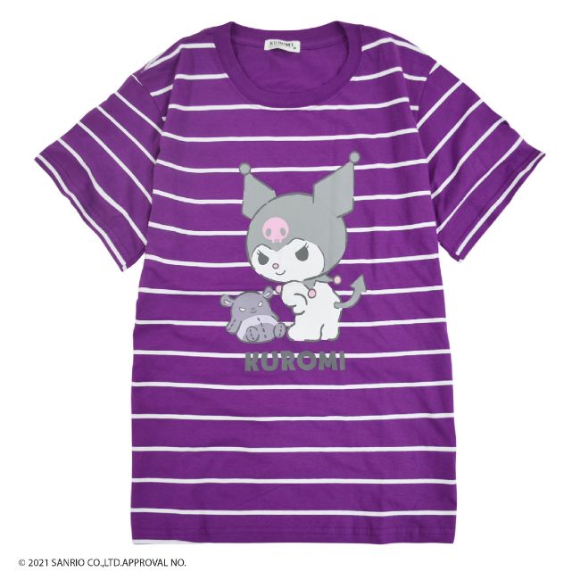 クロミ セットアップ プリント 半袖 tシャツ ロングパンツ サンリオ キャラクターズ ku1612-315