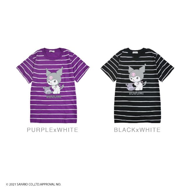 クロミ セットアップ プリント 半袖 tシャツ ロングパンツ サンリオ キャラクターズ ku1612-315