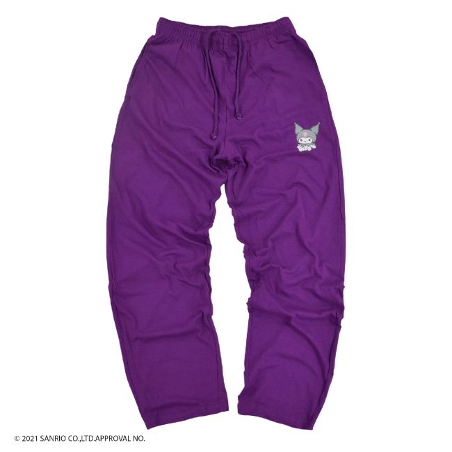 クロミ セットアップ プリント 半袖 tシャツ ロングパンツ サンリオ キャラクターズ ku1612-315