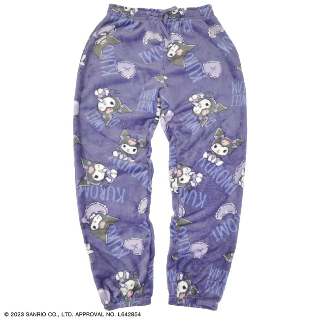 クロミ サンリオ キャラクターズ トップス ボトムス セット 長袖 パンツ ボア フリース ku1634-592