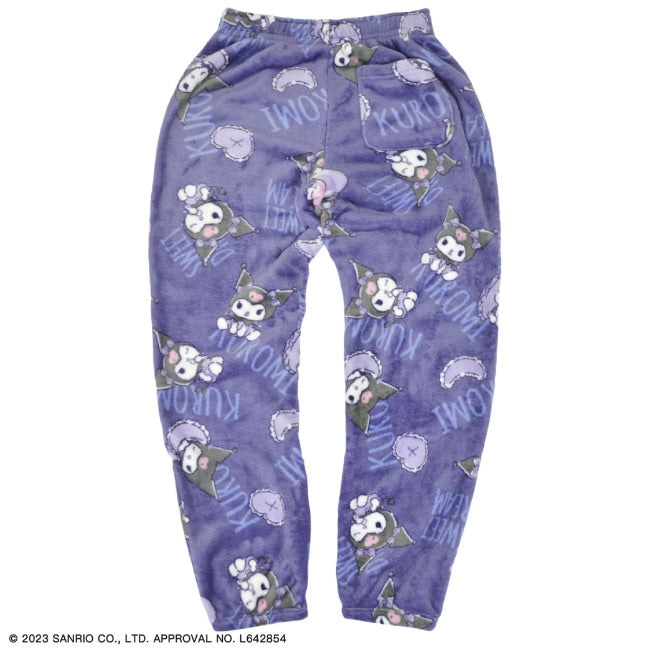 クロミ サンリオ キャラクターズ トップス ボトムス セット 長袖 パンツ ボア フリース ku1634-592