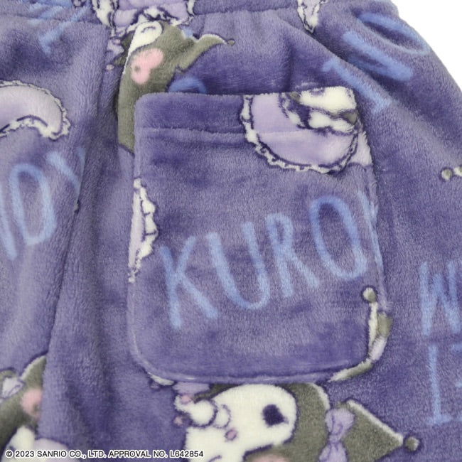 クロミ サンリオ キャラクターズ トップス ボトムス セット 長袖 パンツ ボア フリース ku1634-592