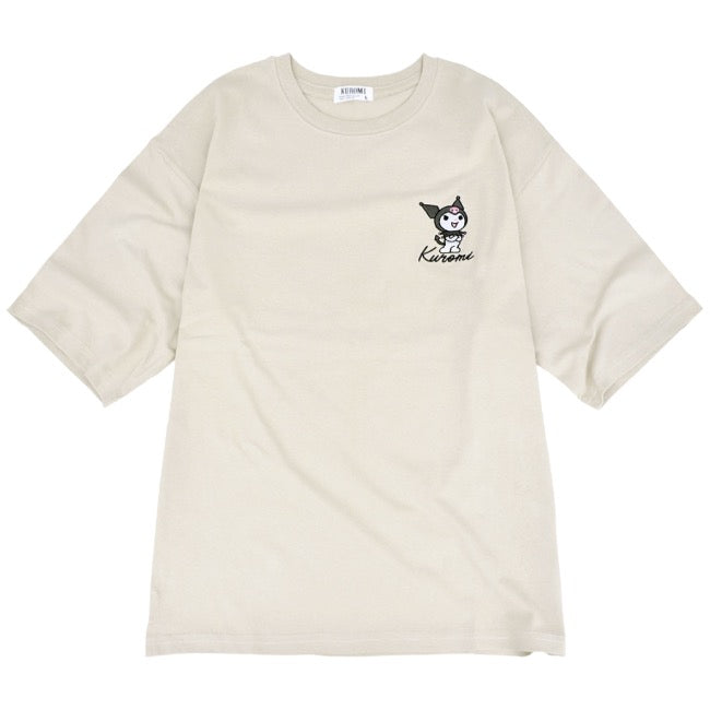 クロミ Tシャツ 半袖 オーバーサイズ プリント 刺繍 サンリオ キャラクターズ ku2142-212