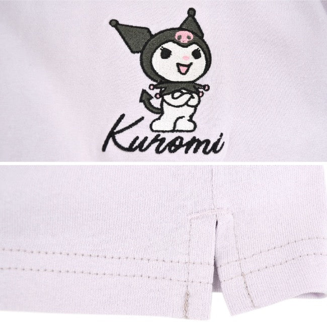 クロミ Tシャツ 半袖 オーバーサイズ プリント 刺繍 サンリオ キャラクターズ ku2142-212