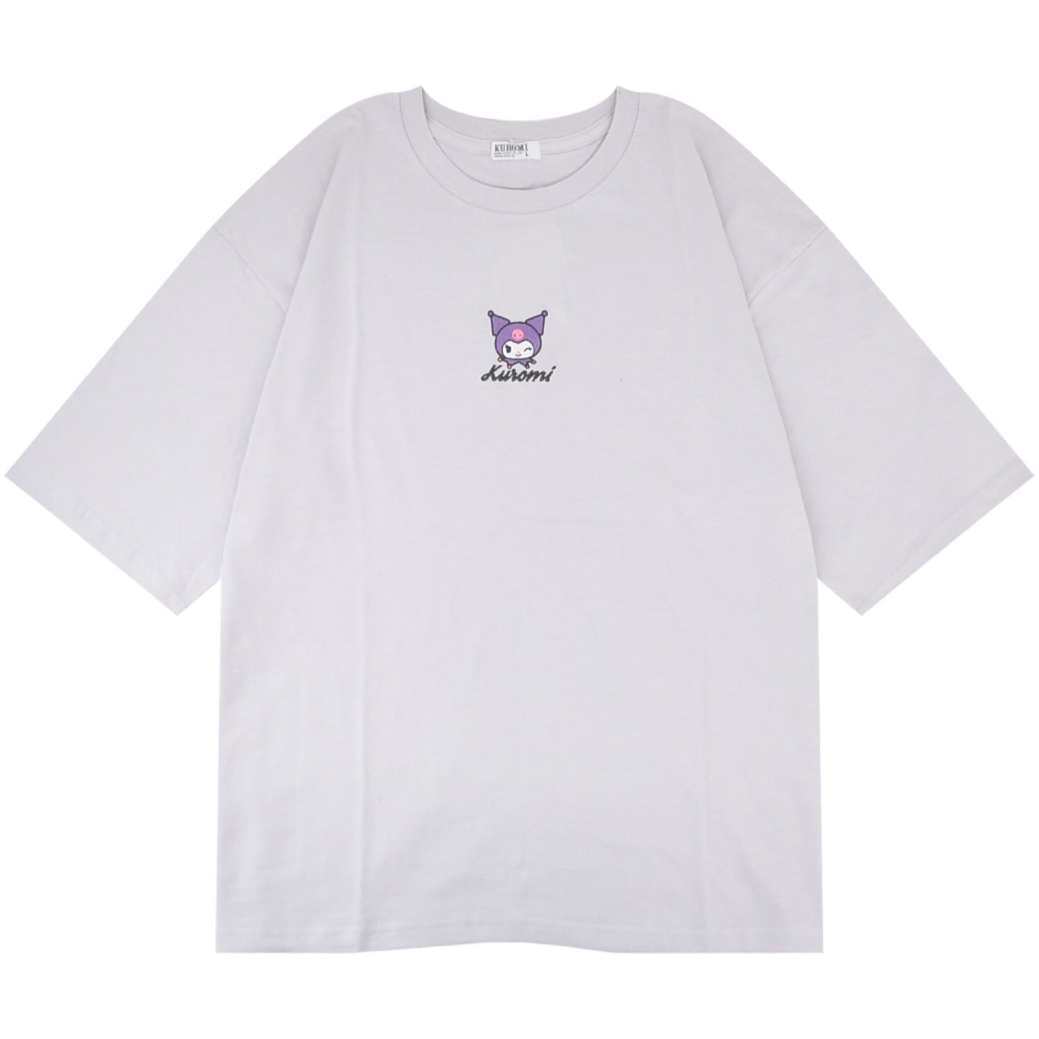 クロミ Tシャツ オーバーサイズ 半袖 プリント 刺繍 トップス ビッグシルエット サンリオ キャラクターズ レディース ku2152-198