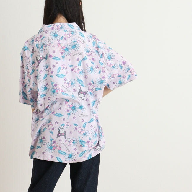 クロミ アロハ シャツ 半袖 夏 海 総柄 aloha レディース ハワイ サンリオ キャラクターズ ku2542-220