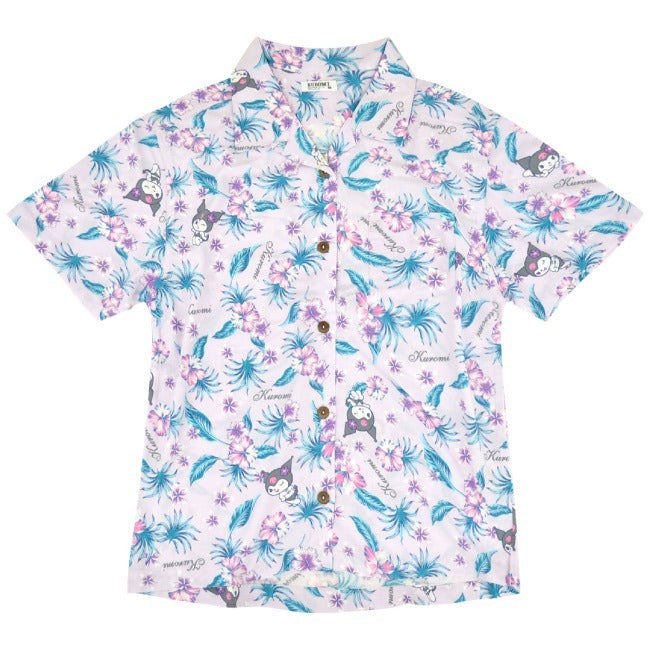 クロミ アロハ シャツ 半袖 夏 海 総柄 aloha レディース ハワイ サンリオ キャラクターズ ku2542-220