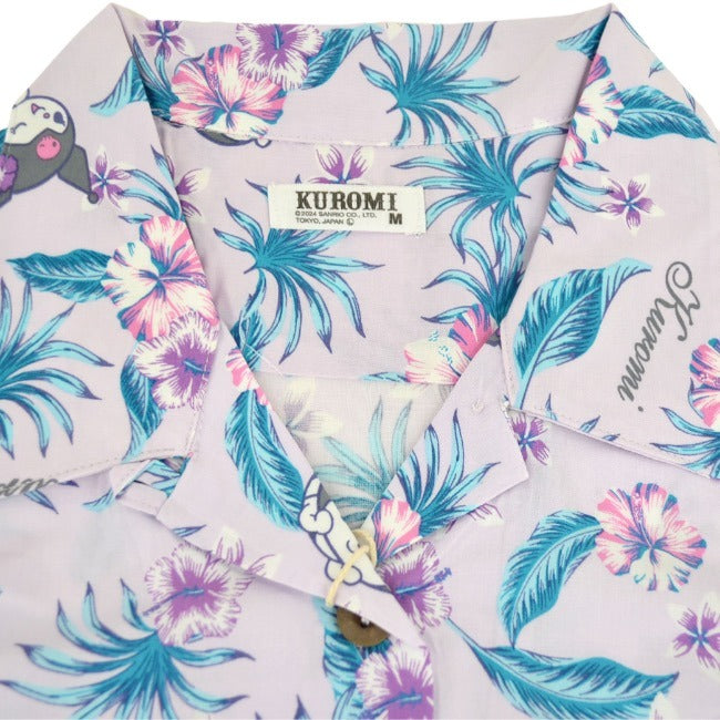 クロミ アロハ シャツ 半袖 夏 海 総柄 aloha レディース ハワイ サンリオ キャラクターズ ku2542-220