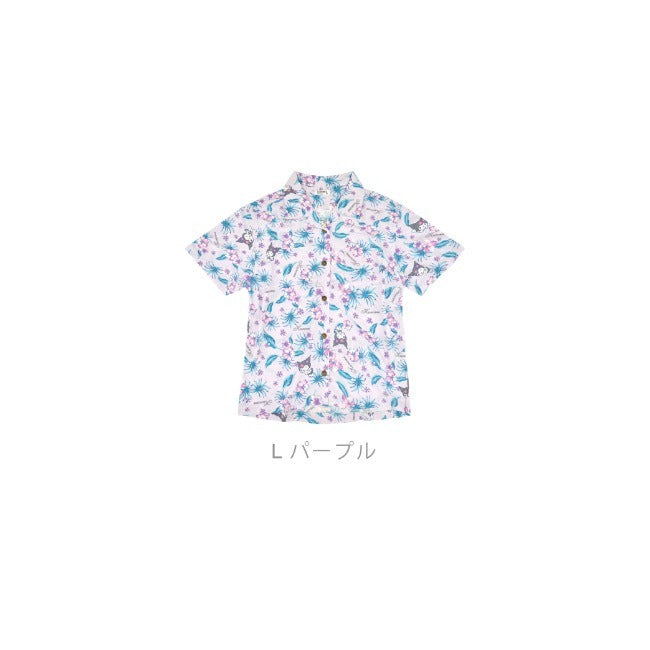 クロミ アロハ シャツ 半袖 夏 海 総柄 aloha レディース ハワイ サンリオ キャラクターズ ku2542-220