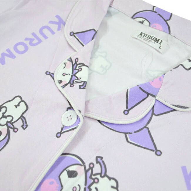 クロミ プリント ワンピース 半袖 総柄 サンリオ キャラクターズ ku2732-240