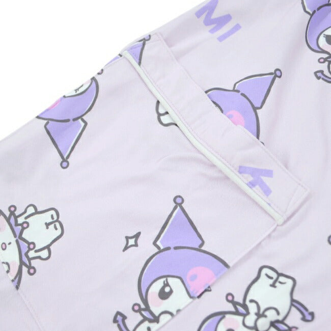 クロミ プリント ワンピース 半袖 総柄 サンリオ キャラクターズ ku2732-240