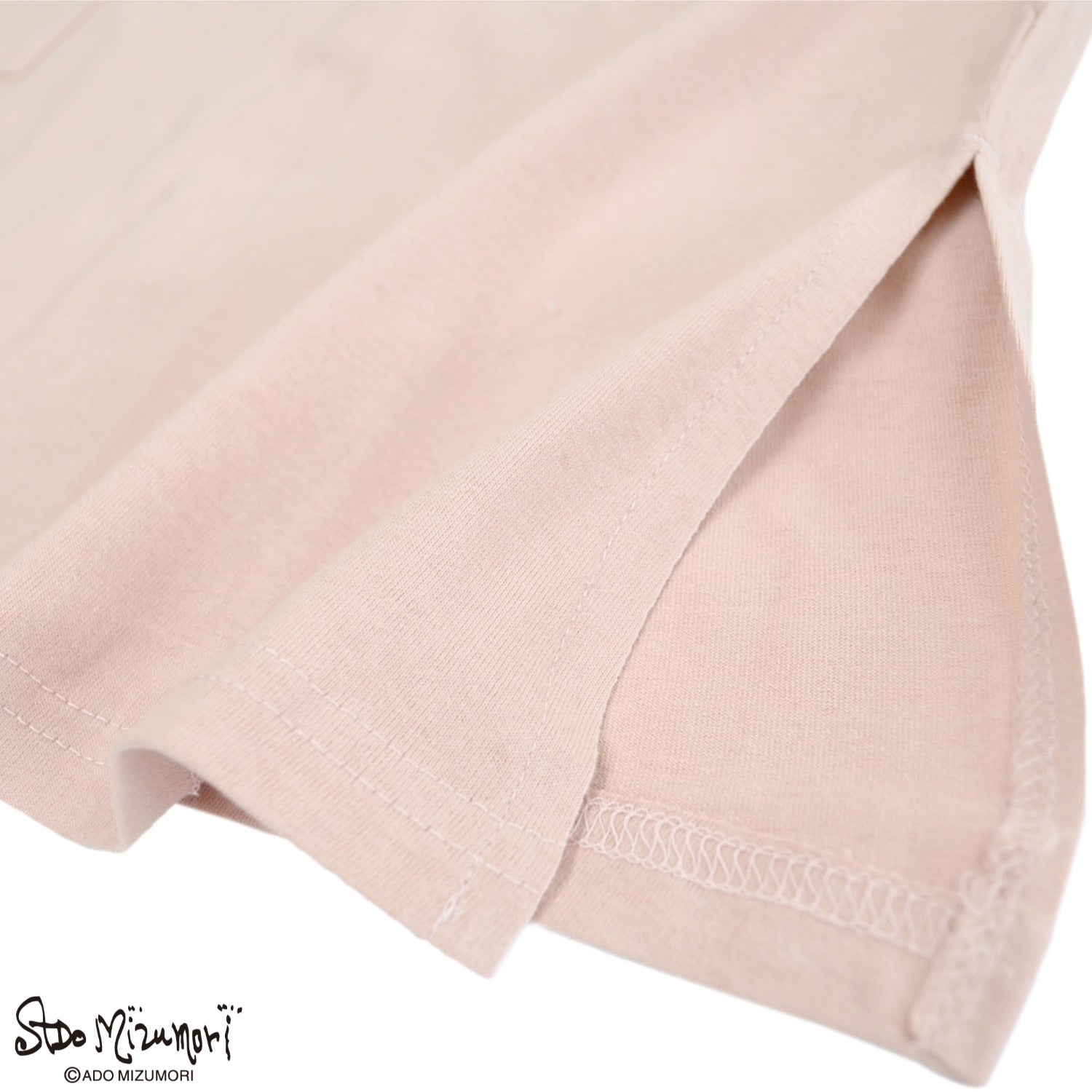 水森亜土 レディース プリント スーパービッグTシャツ 天竺 綿 半袖 ワンピース あどちゃん ma2752-438