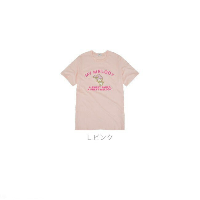 マイメロディ マイメロ 刺繍 Tシャツ 半袖 春夏 チェーンステッチ mm1132-347