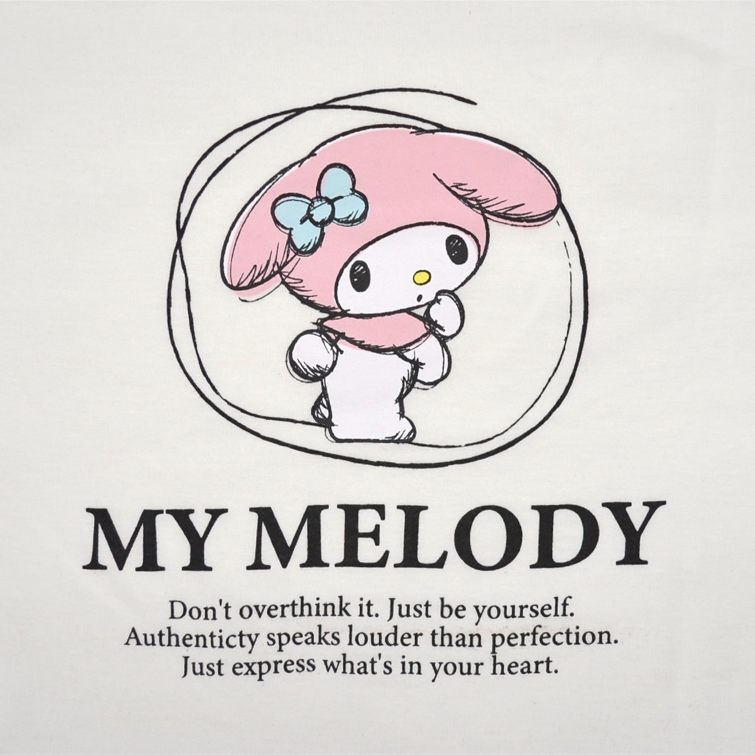 マイメロディ ロンT 長袖 Tシャツ サンリオキャラクターズ プリント 春 秋 mm1251-09