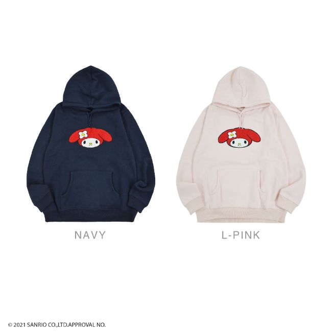 マイメロ スウェット パーカー 裏起毛 M L マイメロディ サンリオ キャラクターズ mm1314-642