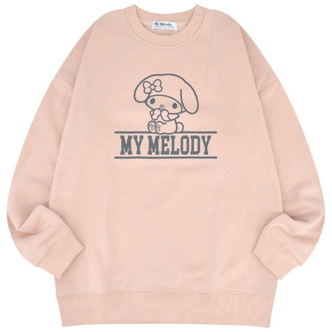 サンリオ キャラクターズ マイメロ トレーナー スウェット 長袖 裏起毛 sanrio mm1344-156