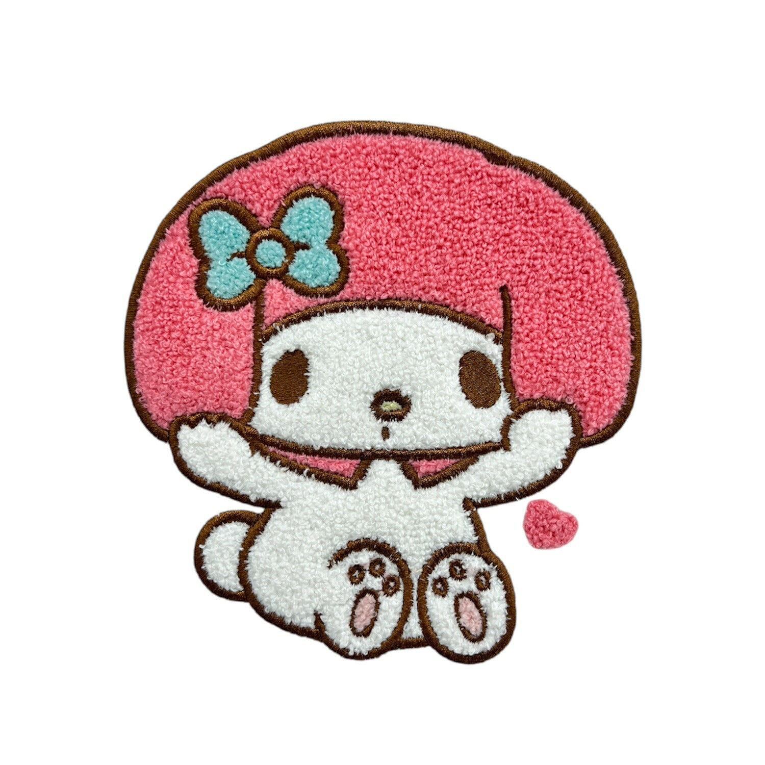 マイメロディ サガラ刺繍 裏起毛 ビッグシルエット トレーナー レディース 長袖 スウェット mm1354-92