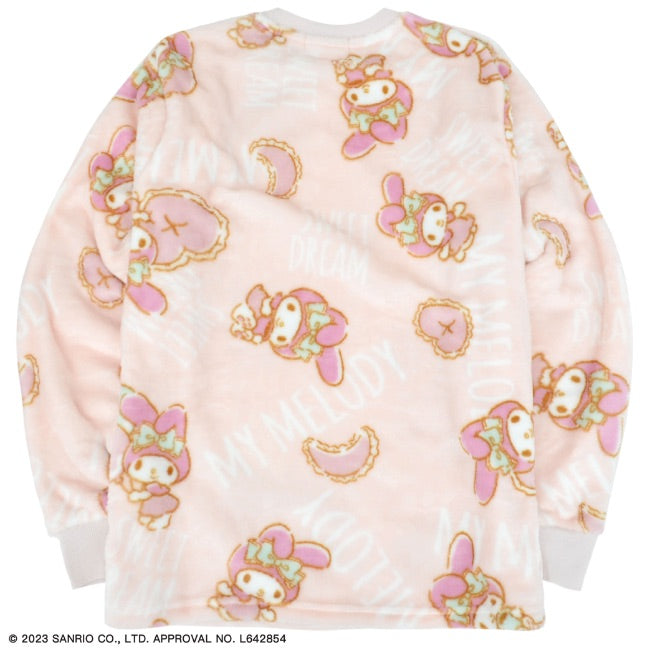 マイメロディ マイメロ サンリオ キャラクターズ トップス ボトムス セット 長袖 パンツ ボア フリース mm1634-594