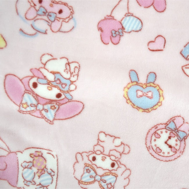 マイメロディ トレーナー スウェット パンツ フリース 総柄 セットアップ ルームウェア 部屋着 パジャマ サンリオ キャラクターズ mm1644-98