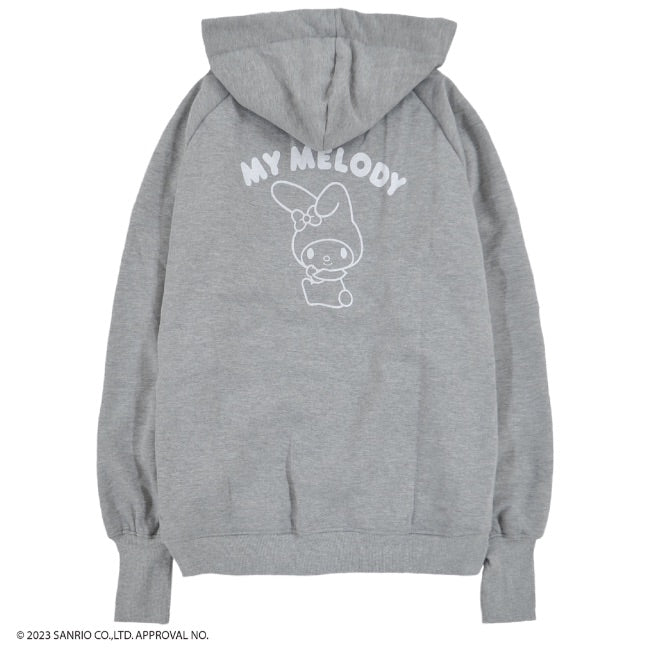 Sanrio characters ロング丈 裏ボア パーカー マイメロディ サンリオ キャラクターズ mm1824-709