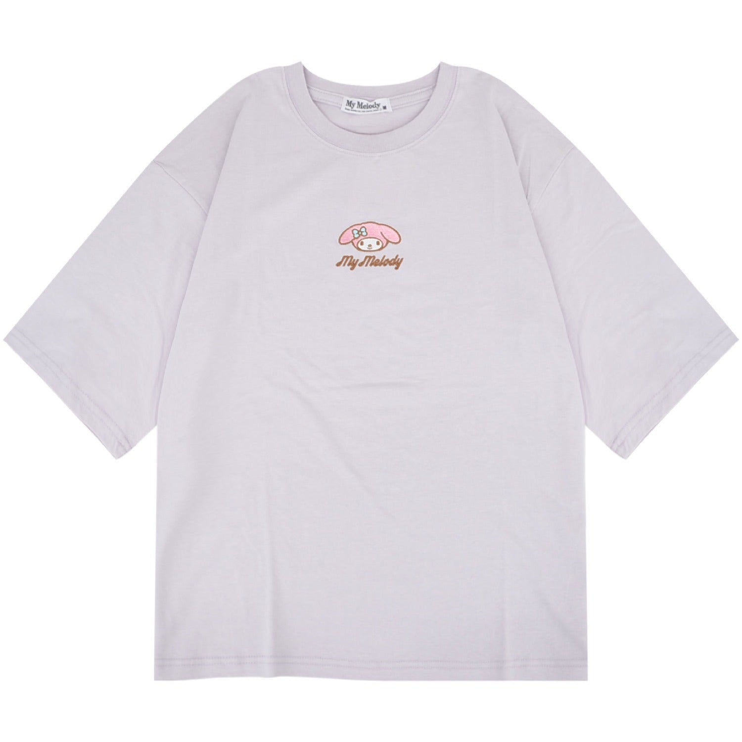 マイメロディ Tシャツ オーバーサイズ 半袖 プリント 刺繍 トップス サンリオ キャラクターズ レディース mm2152-199