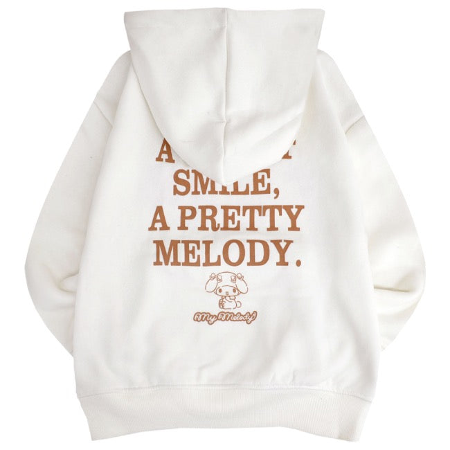 マイメロディ パーカー 裏起毛 スウェット キッズ 子供 ビッグシルエット オーバーサイズ サンリオ キャラクターズ mm6344-172