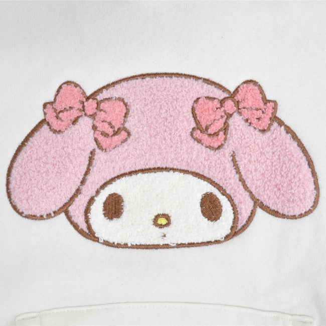 マイメロディ パーカー 裏起毛 スウェット キッズ 子供 ビッグシルエット オーバーサイズ サンリオ キャラクターズ mm6344-172