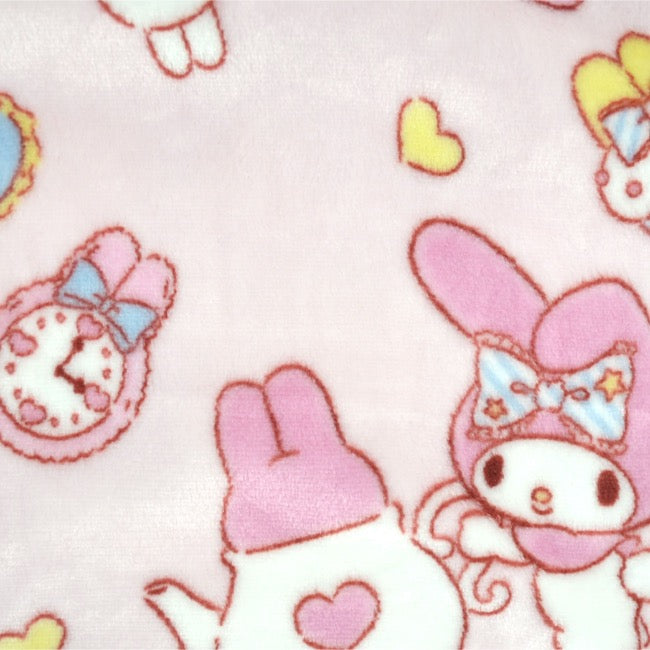 マイメロディ 子供 トレーナー スウェット パンツ フリース キッズ セットアップ 総柄 ルームウェア 部屋着 パジャマ サンリオ キャラクターズ mm6644-181