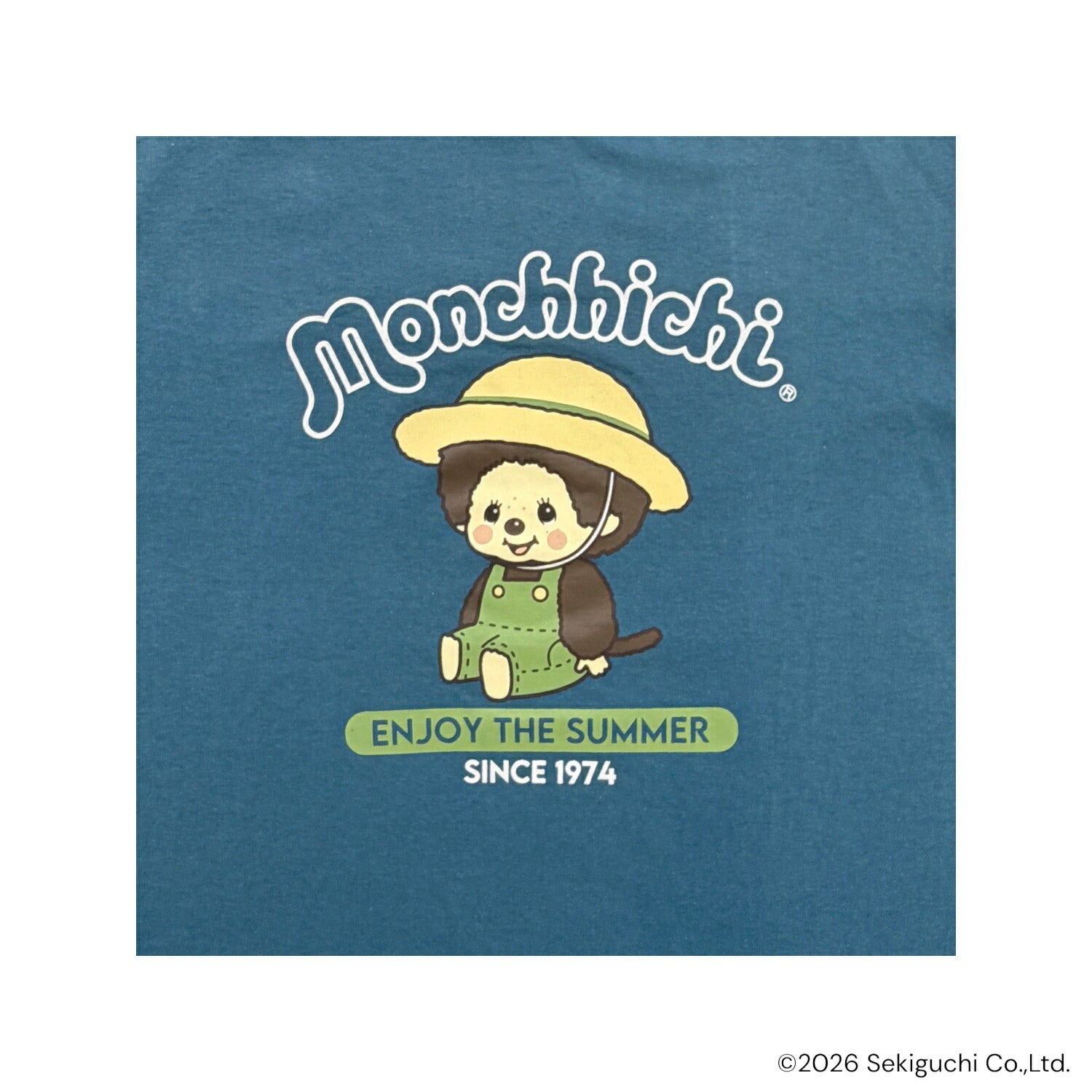 モンチッチ 半袖 Tシャツ 夏柄 プリント トップス 天竺 綿 レディース メンズ 春 夏 monchhichi mo1162-262