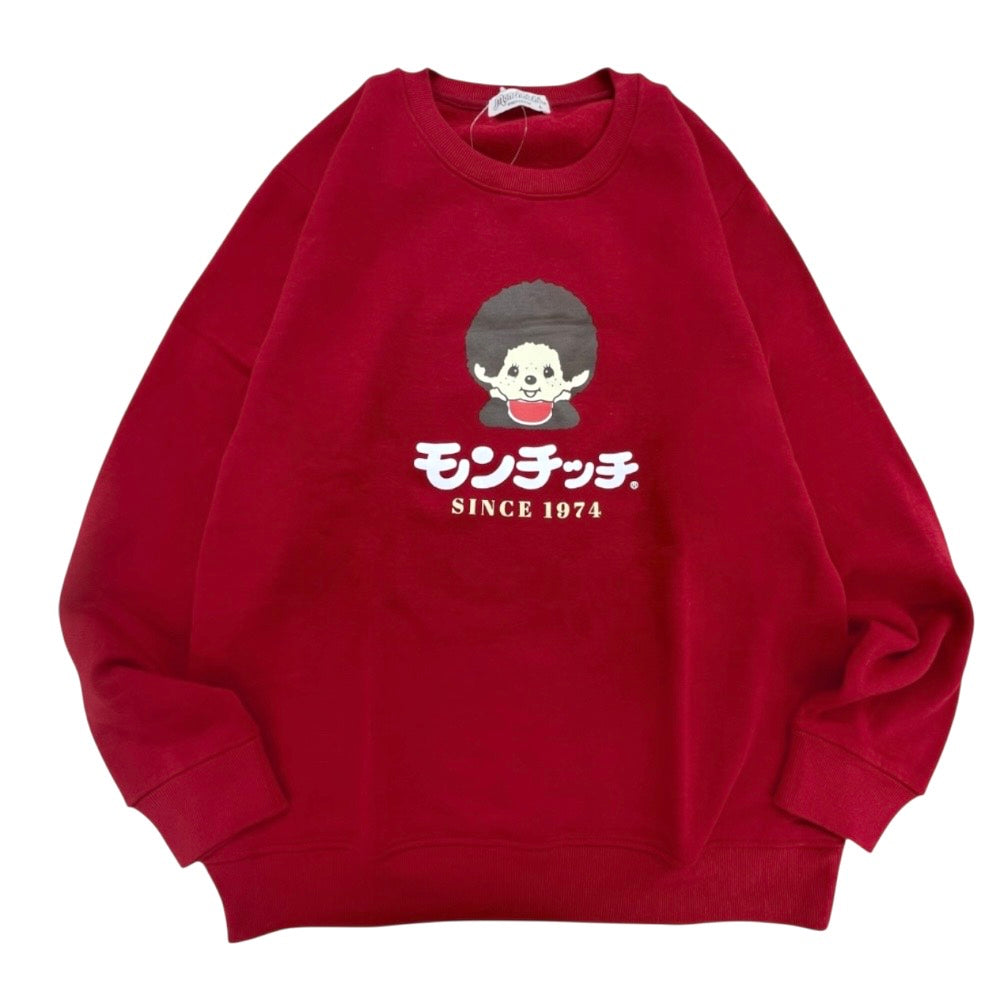 モンチッチ 裏起毛 トレーナー monchhichi アウター キャラクター レディース メンズ 兼用 M L LL mo1354-149