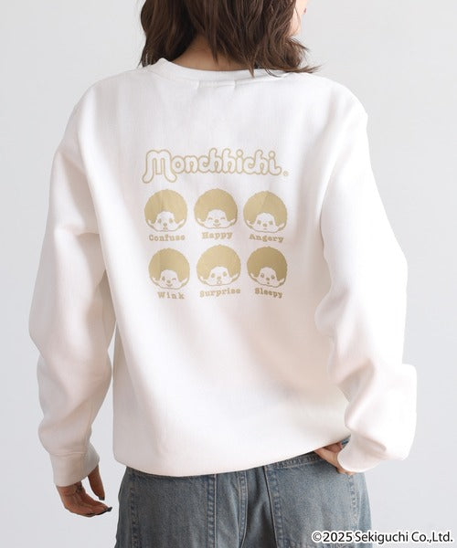 モンチッチ 裏起毛 トレーナー monchhichi アウター キャラクター レディース メンズ 兼用 M L LL mo1354-149