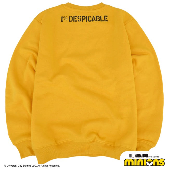 ミニオン 裏起毛 トレーナー 秋冬 ミニオンズ プリント スウェット ms1304-638