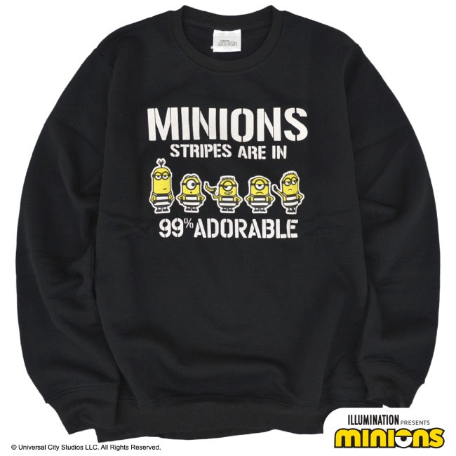 ミニオン 裏起毛 トレーナー 秋冬 ミニオンズ プリント スウェット ms1304-638