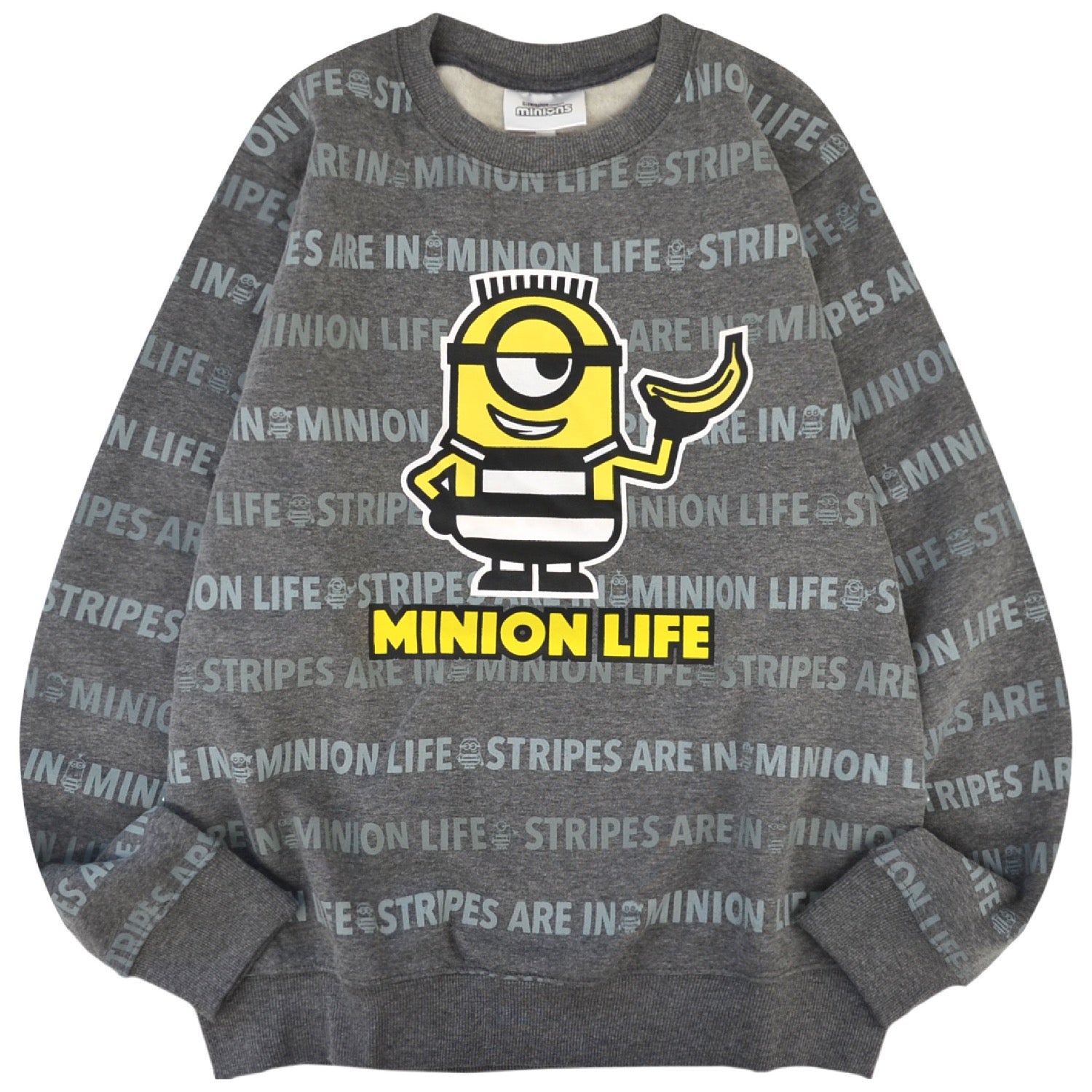 ミニオン ミニオンズ トレーナー 裏起毛 スウェット プリント ms1304-640